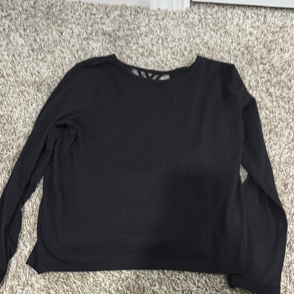Old Navy Black Sweatshirt Classic Fit Crew Neck - Picture 1 of 4